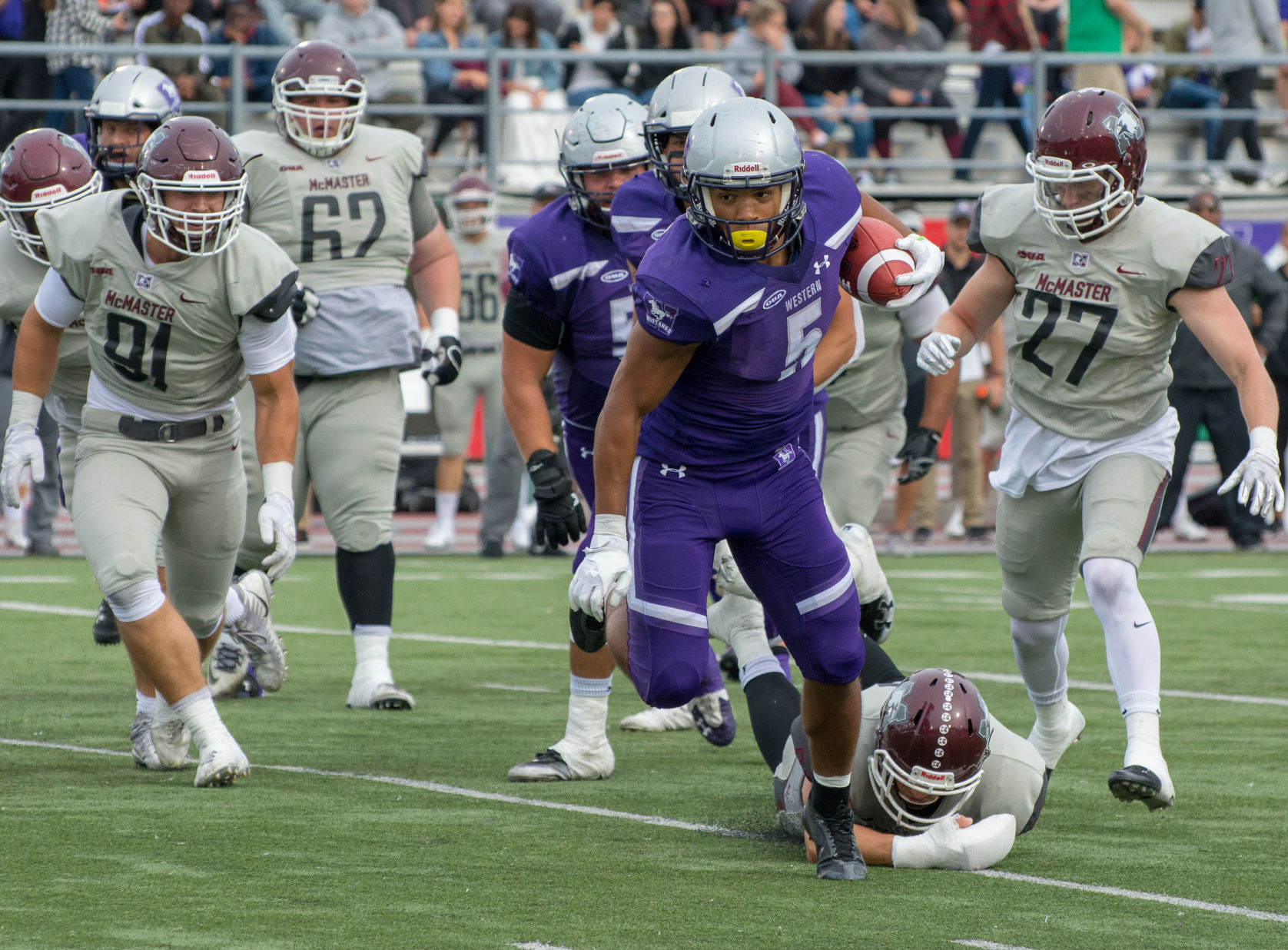 Mustangs vs. McMaster (Main photo)